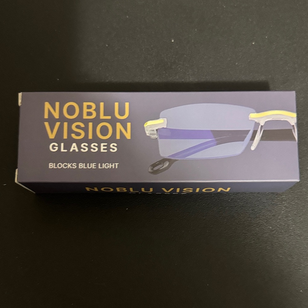 NOBLU VISION Blue Light Blocking Glasses - Purple/Yellow Accents